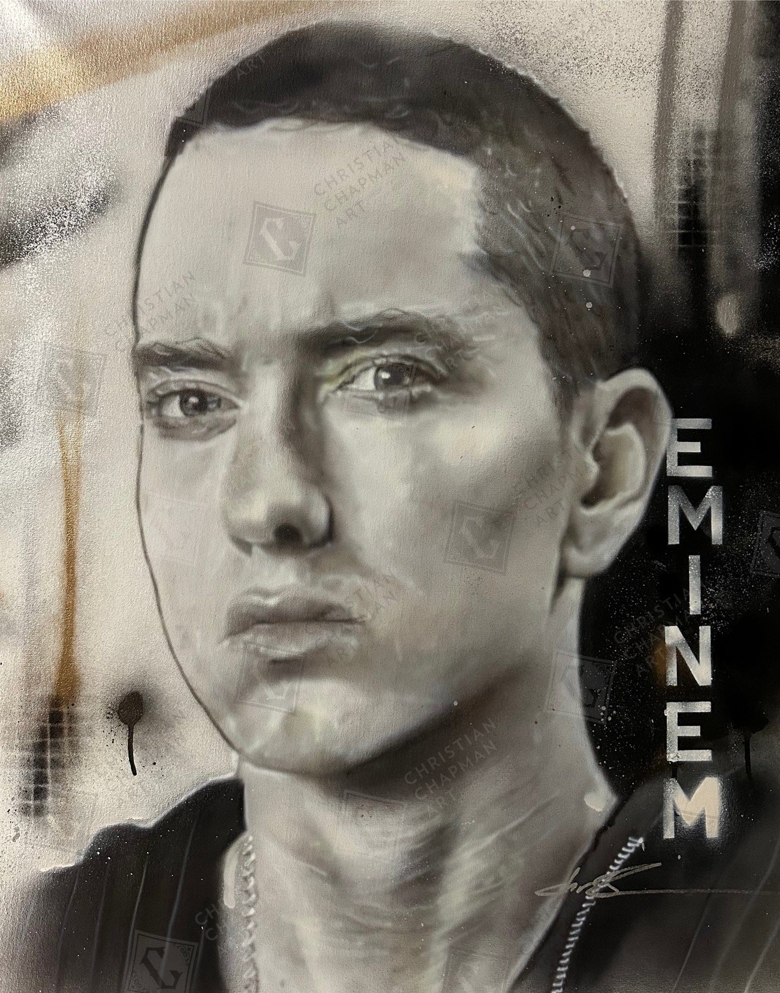 '2Pac, Jay-Z and Eminem Triptych'