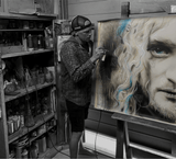 'Layne in Sepia & Turquoise'