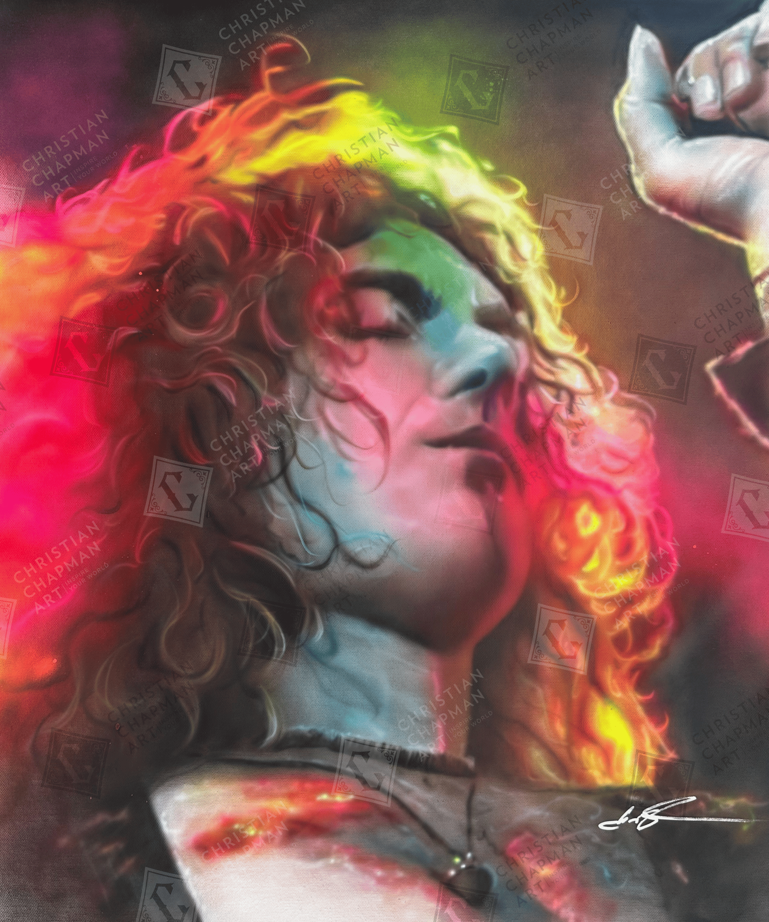 Robert Plant in Psychedelia' | Christian Chapman Art