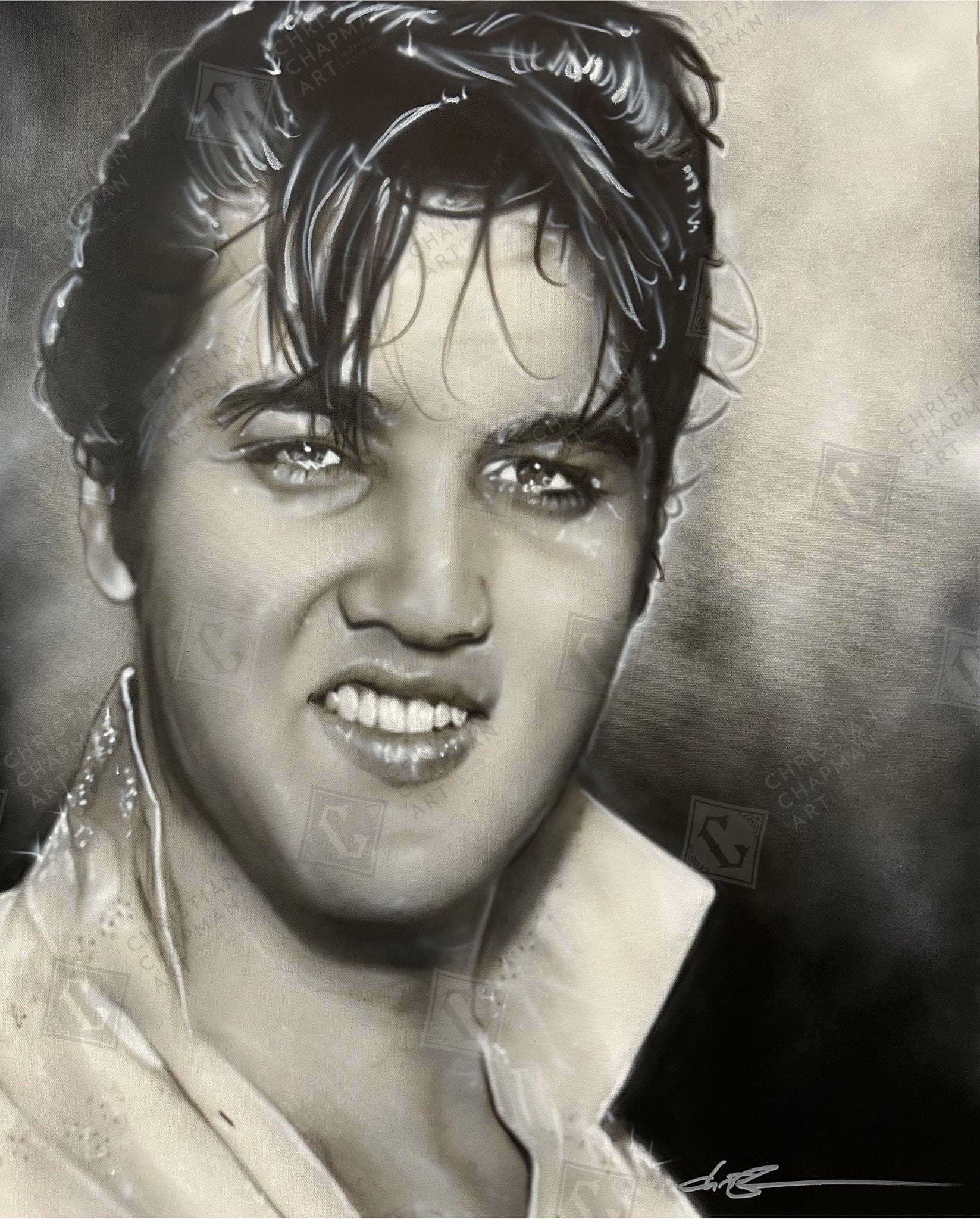 Elvis Presley' – Christian Chapman Art