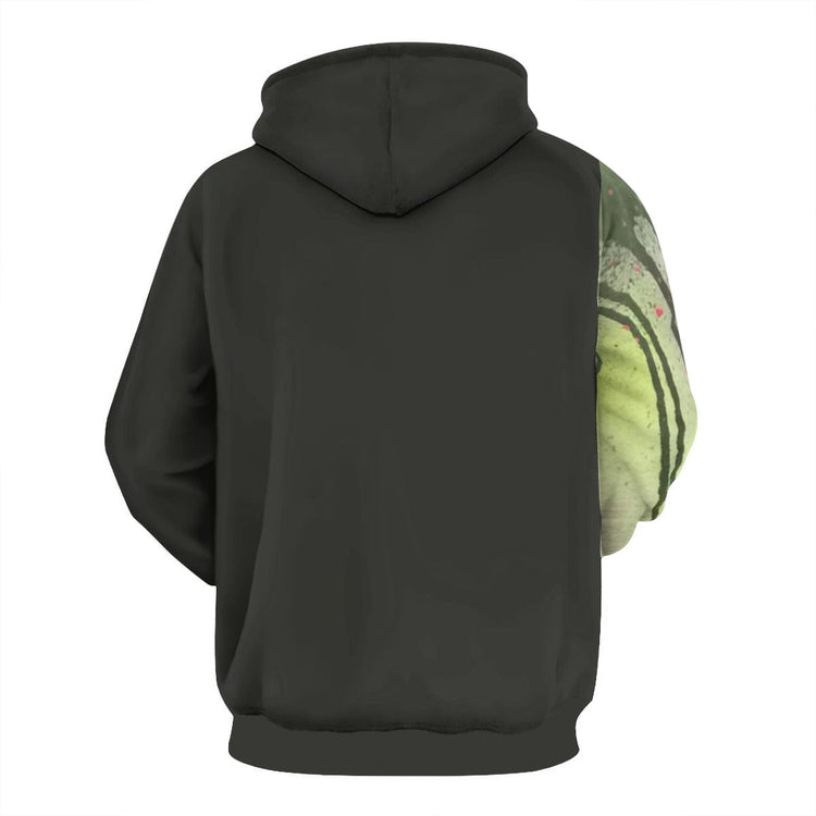 All-Over Print Unisex Hoodie (DTG)  | 320GSM Cotton - Graffitti Girl_H