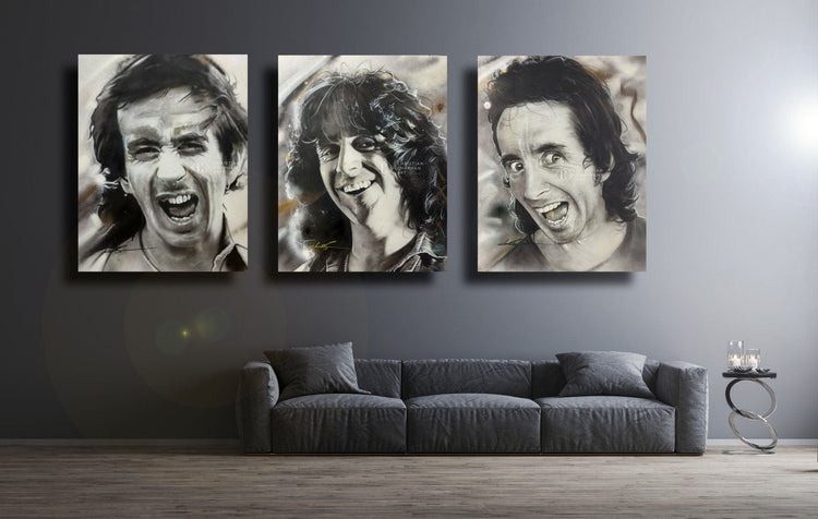 'AC/DC Bon Scott Triptych'