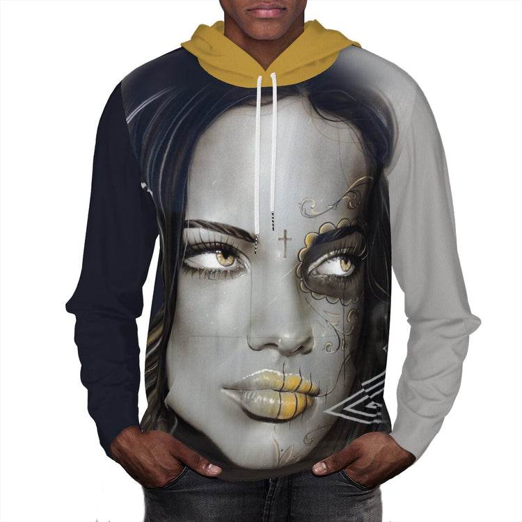 All-Over Print Unisex Hoodie (DTG)  | 320GSM Cotton - Las Mujeres Espanolas_H