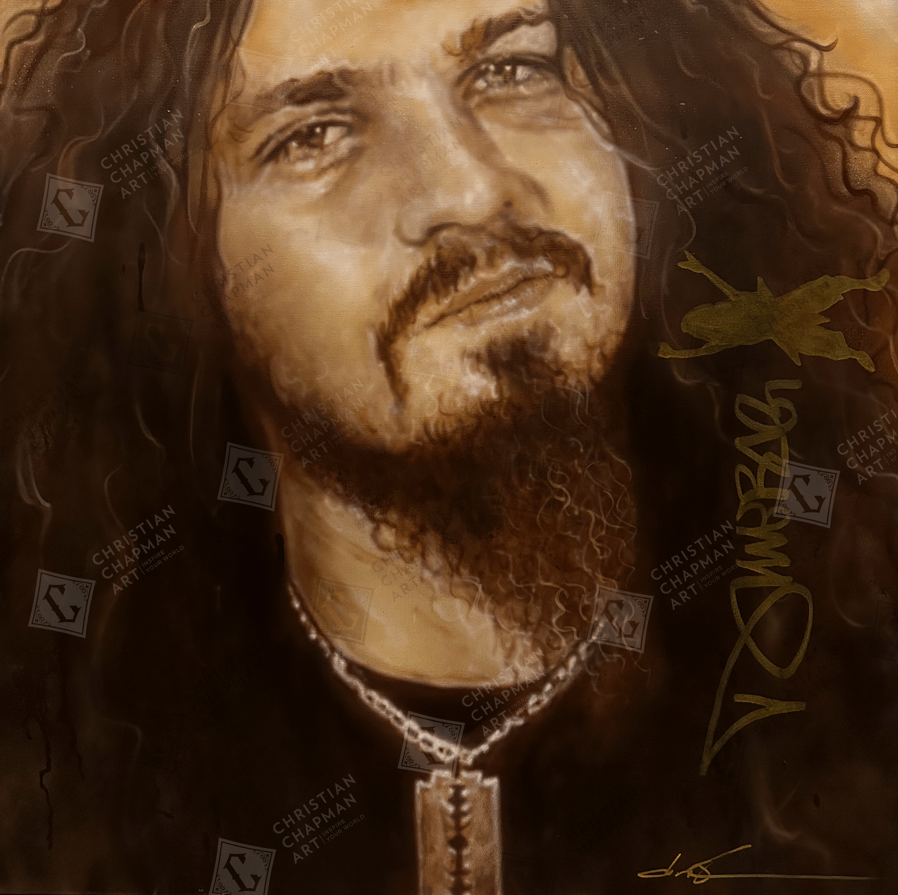 'Dimebag in Sepia'