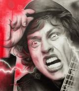 'Bon Scott & Angus Young Diptych'