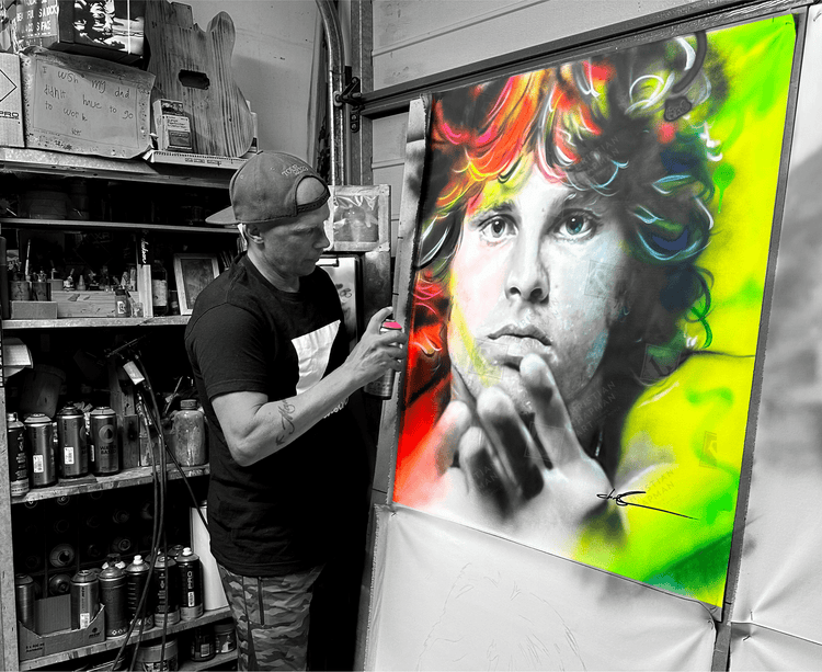 'Jim Morrison Diptych'