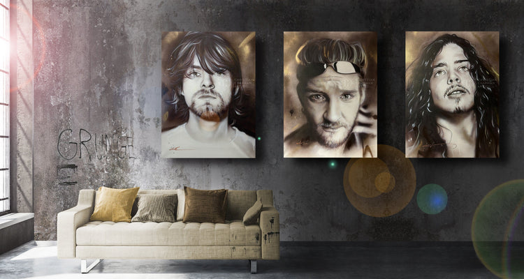 'Grunge Legends Triptych'