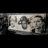 '2Pac, Jay-Z and Eminem Triptych'