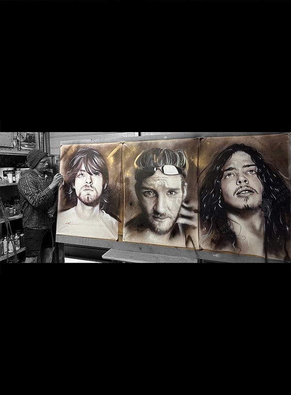 'Grunge Legends Triptych'