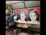 'Iconic Miley Cyrus Triptych'