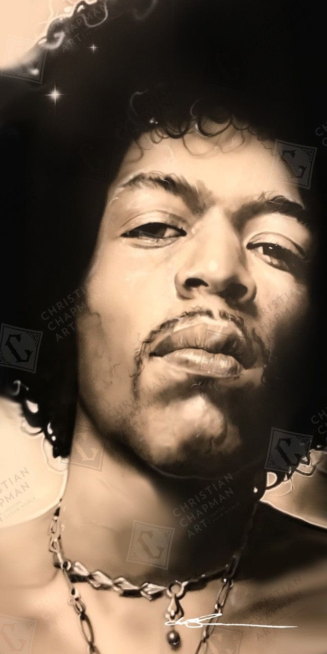 'Hendrix in Sepia'