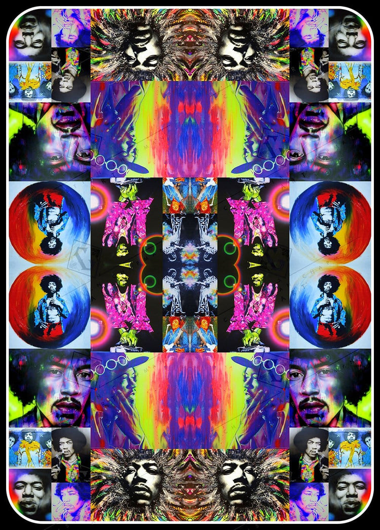 Jimi Kaleidoscope III' (Black Edging)