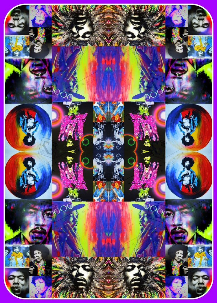 Jimi Kaleidoscope I' (Purple Edging)